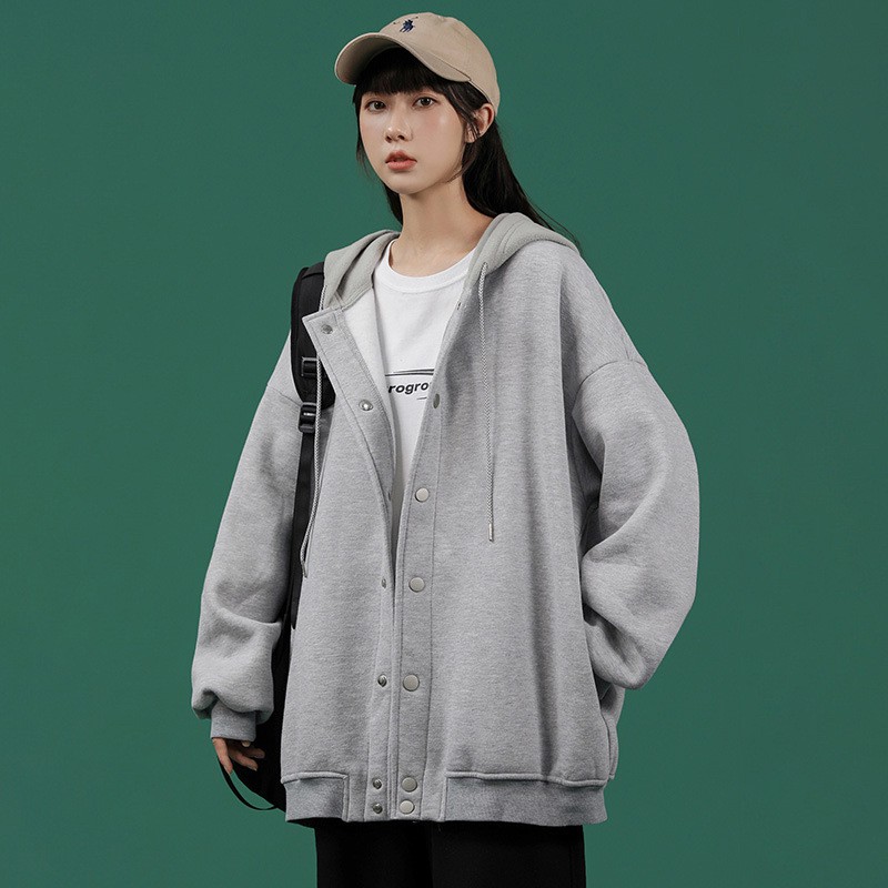 Áo khoác nam nữ oversize phong cách ulzzang , áo hoodie nỉ local brand ; A07 - MOZETO
