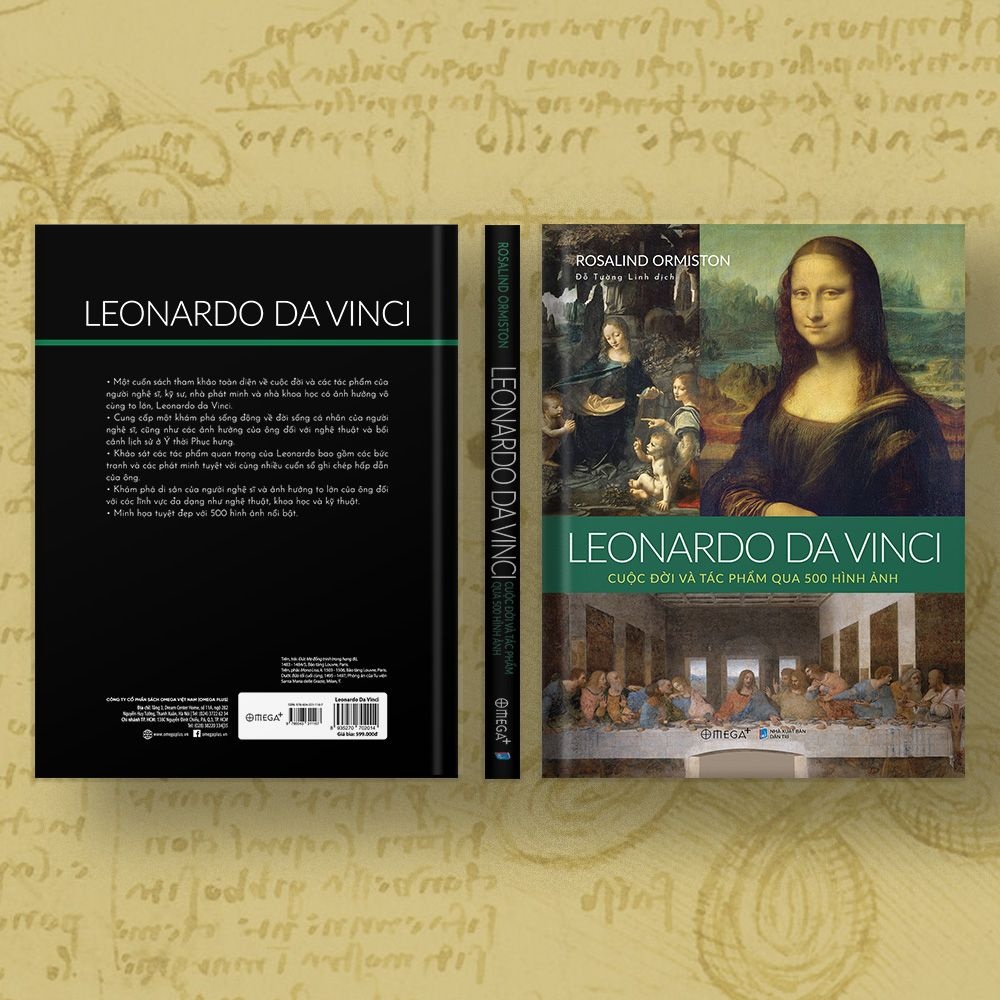 Sách Leonardo Da Vinci - Cuộc Đời Và Tác Phẩm Qua 500 Hình Ảnh