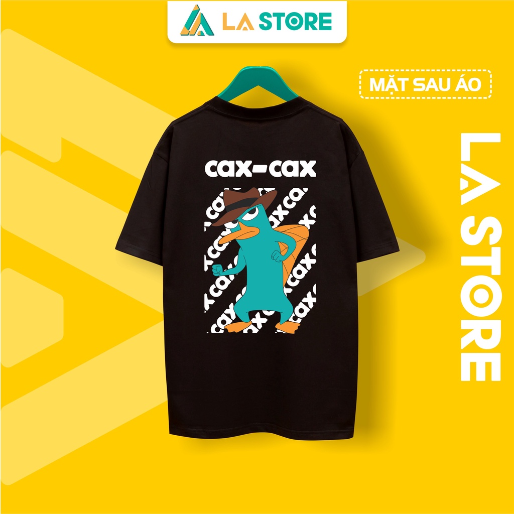 Áo Thun Unisex Cotton Cax Cax Thú Mỏ Vịt Form Rộng Tay Lỡ Nam Nữ Có Big Size | LẠ STORE