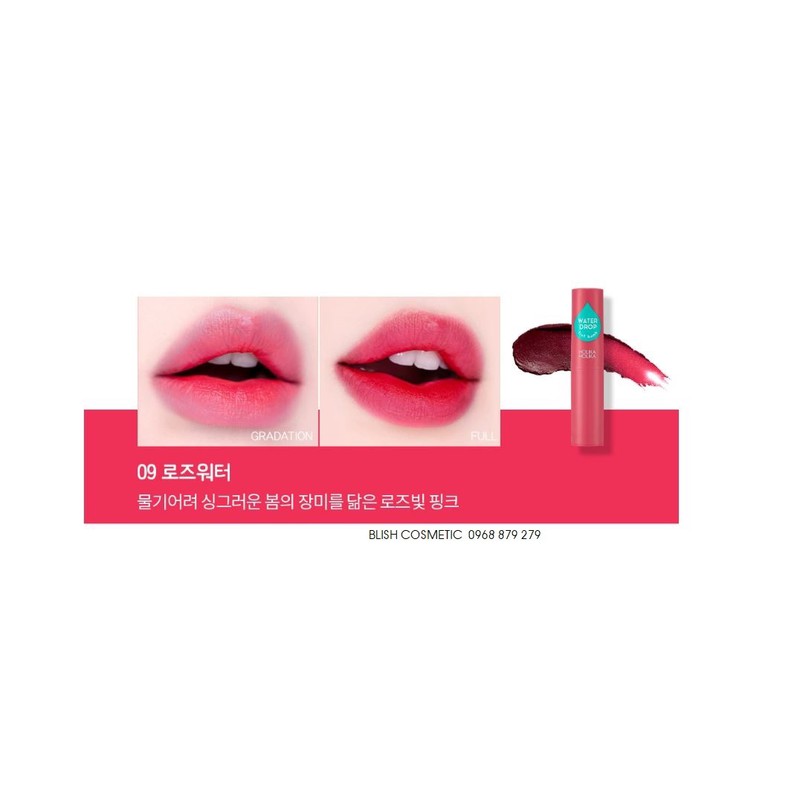 Son dưỡng có màu, lâu trôi Holika Holika drop tint bomb