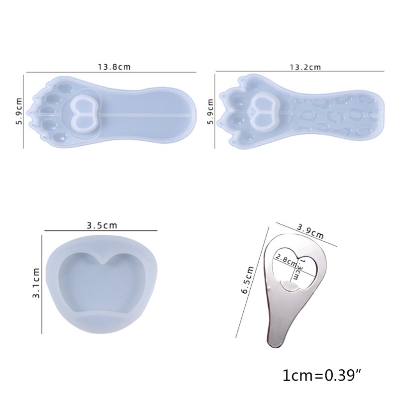 Sa Khuôn Silicone Tự Làm Dụng Cụ Mở Nắp Chai Bia Tiện Lợi
