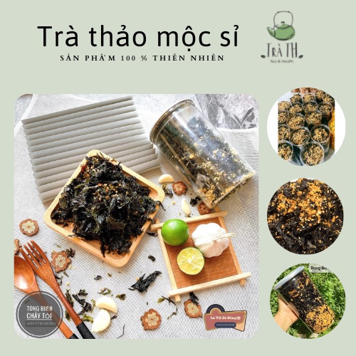 Rong Biển Cháy Tỏi rong biển snack Hũ PET 160 GRAM_trathaomocsi