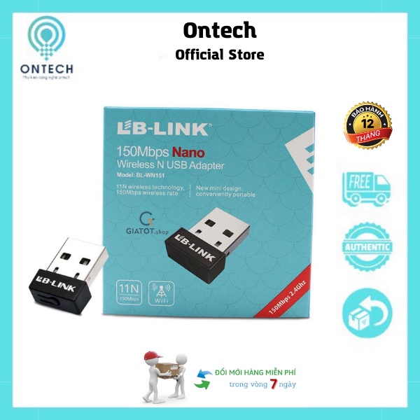 USB thu sóng wifi LB-Link BL - WN151 Tốc độ 150Mbps