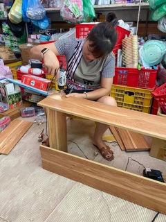 KỆ GỖ GÓC TƯỜNG