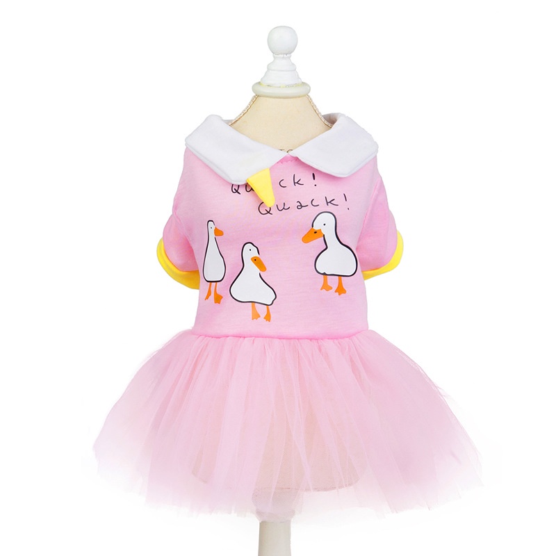 váy đầm ngỗng ren xòe cho chó mèo