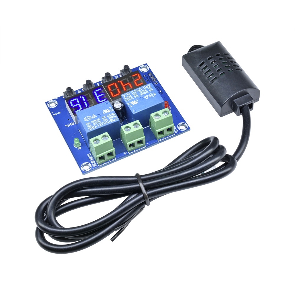 GAQQEE Bộ Điều Khiển Nhiệt Độ XH-M452 Hai Đèn LED Kỹ Thuật Số Với Đầu Dò DC 12V Cho Phòng Khách Gia Đình