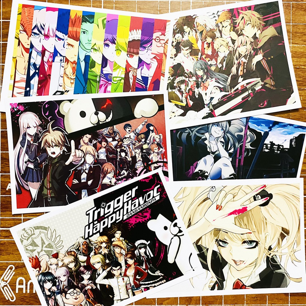 Bộ 20 tấm postcard anime Danganronpa: Trigger Happy Havoc