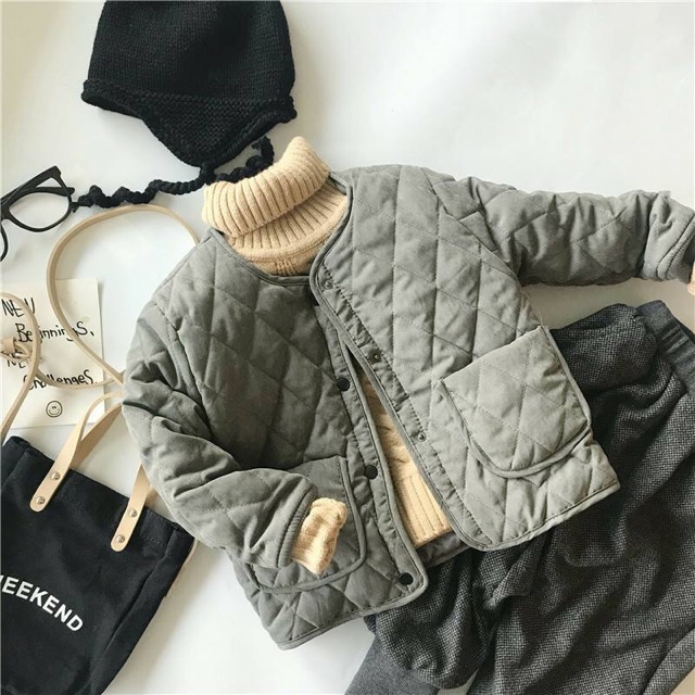 Áo khoác chần bông hàng quảng châu XỊN