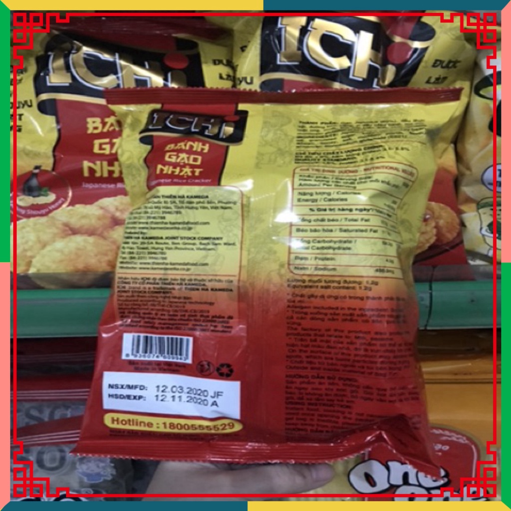 Bánh gạo Nhật Ichi vị mật ong Kameda gói 100g