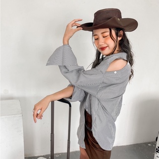 Áo sơ mi nữ - kenelm striped shirt - 6356