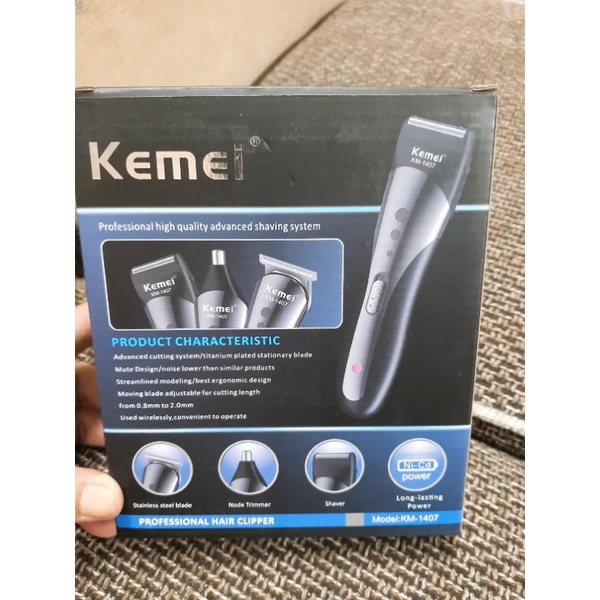 Tông đơ cắt tóc đa năng cao cấp 3 IN 1 KM-1407