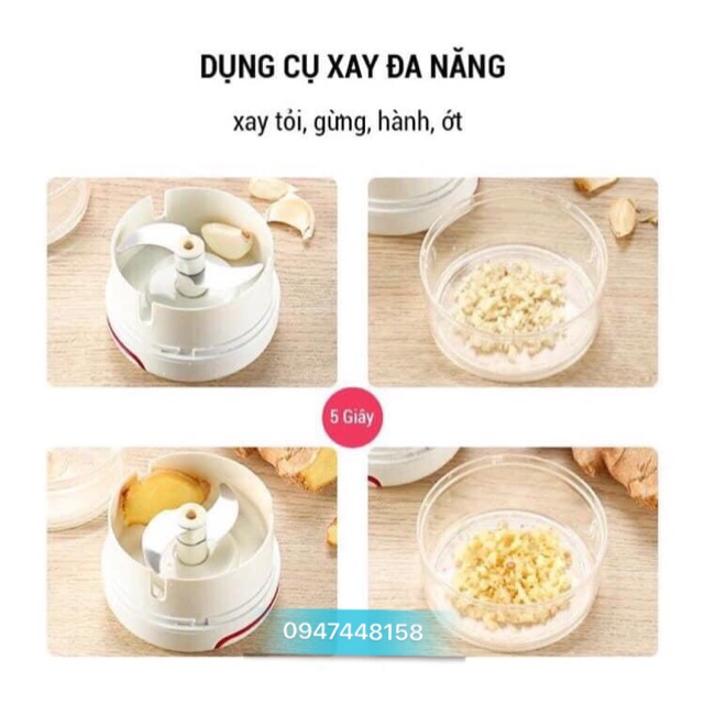 Dụng cụ xay đa năng ( xay tỏi, ớt, gừng...)