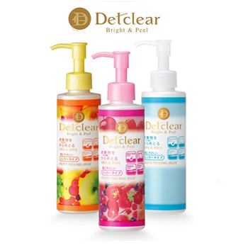 Tẩy da chết Detclear Bright &amp; Peeling Gel 180ml (nội địa nhật)