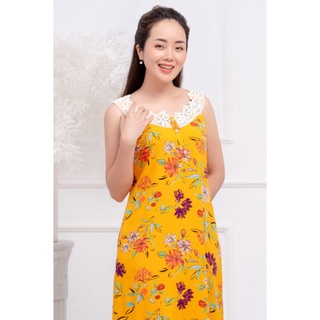 Váy lanh việt thắng phối ren