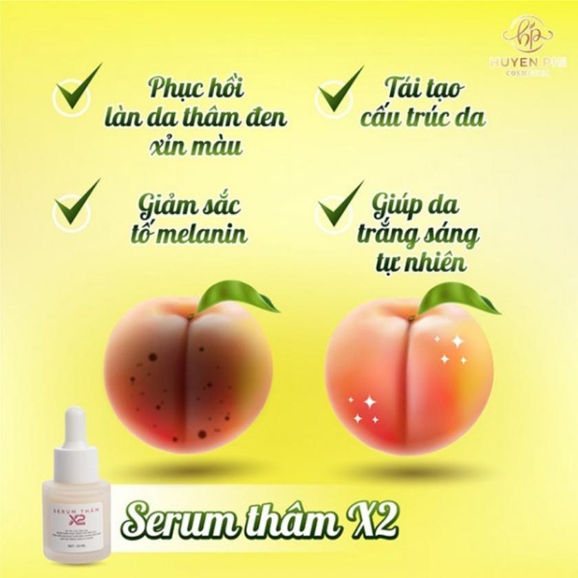 Thâm nách x2 huyền phi serum giảm mờ thâm nách đầu gối mông mụn vùng kín nhũ hoa - shop bách hóa cẩm long