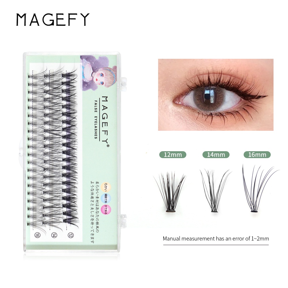 Hộp lông mi giả MAGEFY 6 size trang điểm chuyên nghiệp