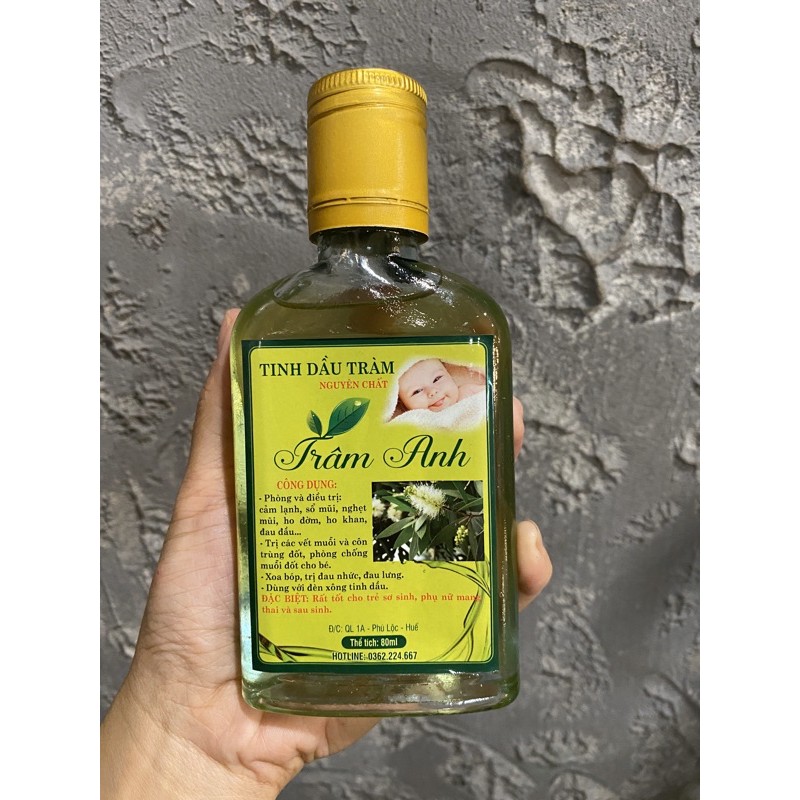 Tinh Dầu Tràm Nguyên Chất Chai 80ml