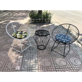 GHẾ NÓN SẮT(KO NỆM)- ghế cafe