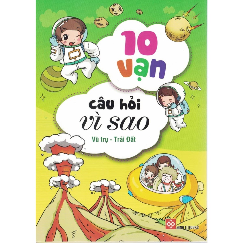 Sách - Tủ Sách Bách Khoa Tri Thức 10 Vạn Câu Hỏi Vì Sao: Vũ Trụ - Trái Đất (Combo 4 Tập)