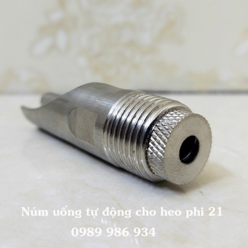 Núm uống tự động cho heo inox - phi 21