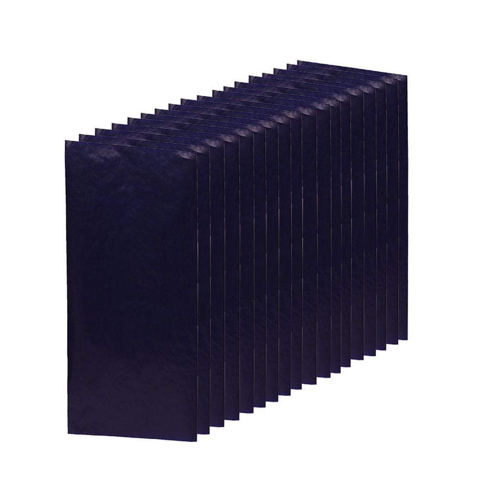 Set 50 tờ giấy than hai mặt mỏng 48k màu xanh dương blue làm bằng Carbon ELEGANT81