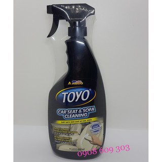 Chai Vệ Sinh Nệm Ghế Da ASSO TOYO CAR SEAT & SOFA CLEANING 600ml