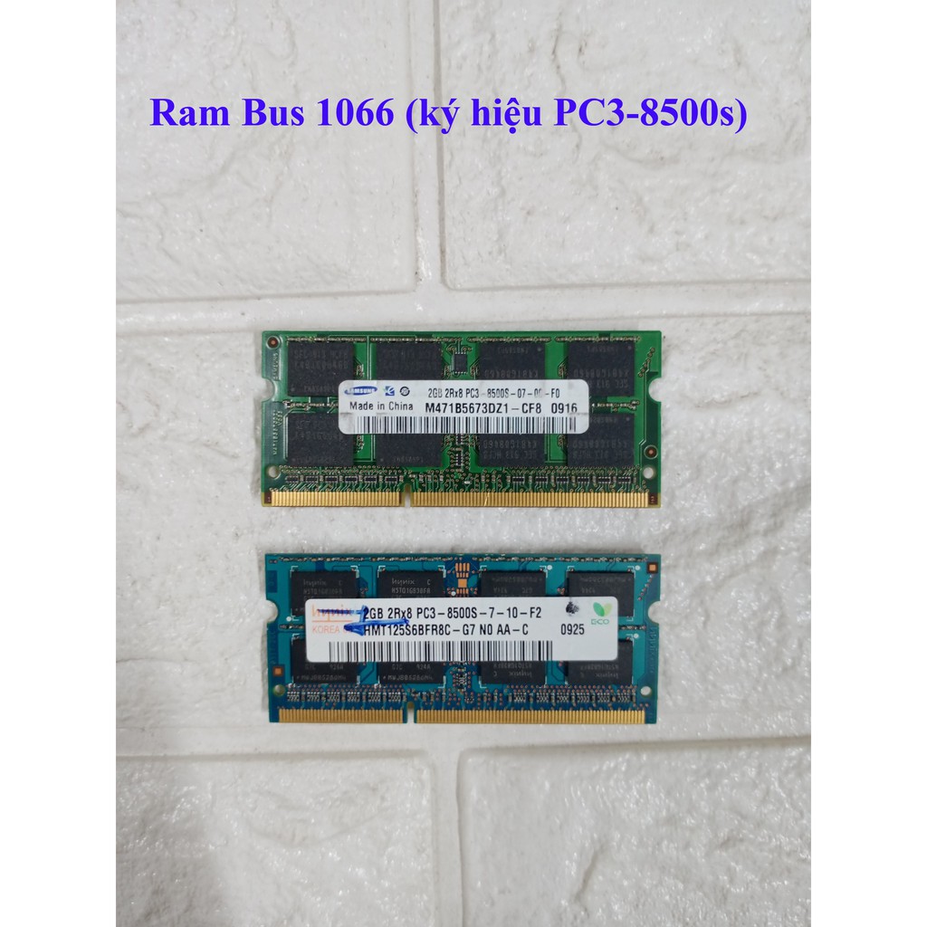 💥 RAM Laptop 2G DDR3 cũ tháo máy Bus 1333 / Bus 1600 / Bus 1066 MHz (Ram Laptop PC3-2G) (FREE SHIP ĐƠN TỪ 50K)