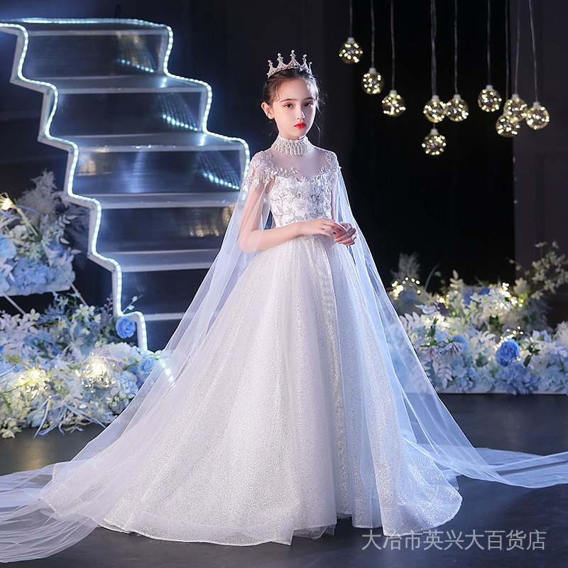 Đầm Công Chúa Cao Cấp Dùng Biểu Diễn Piano Thời Trang Cho Bé Gái