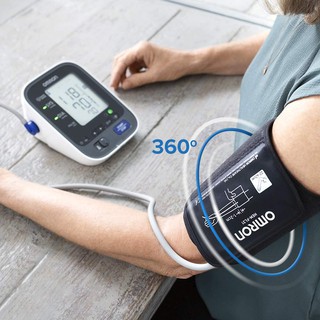 Máy đo huyết áp kỹ thuật số-Omron M7 Intelli IT 360 Degree Accuracy Connected Upper Arm Blood Pressure Monitor
