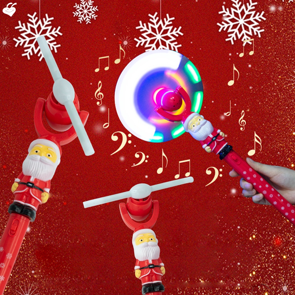 Chong Chóng Ma Thuật Hình Ông Già Noel Phát Sáng Đồ Chơi Cho Bé