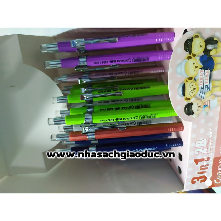 Bút Chì Bấm 3 trong 1 Mini A002 Cenvava