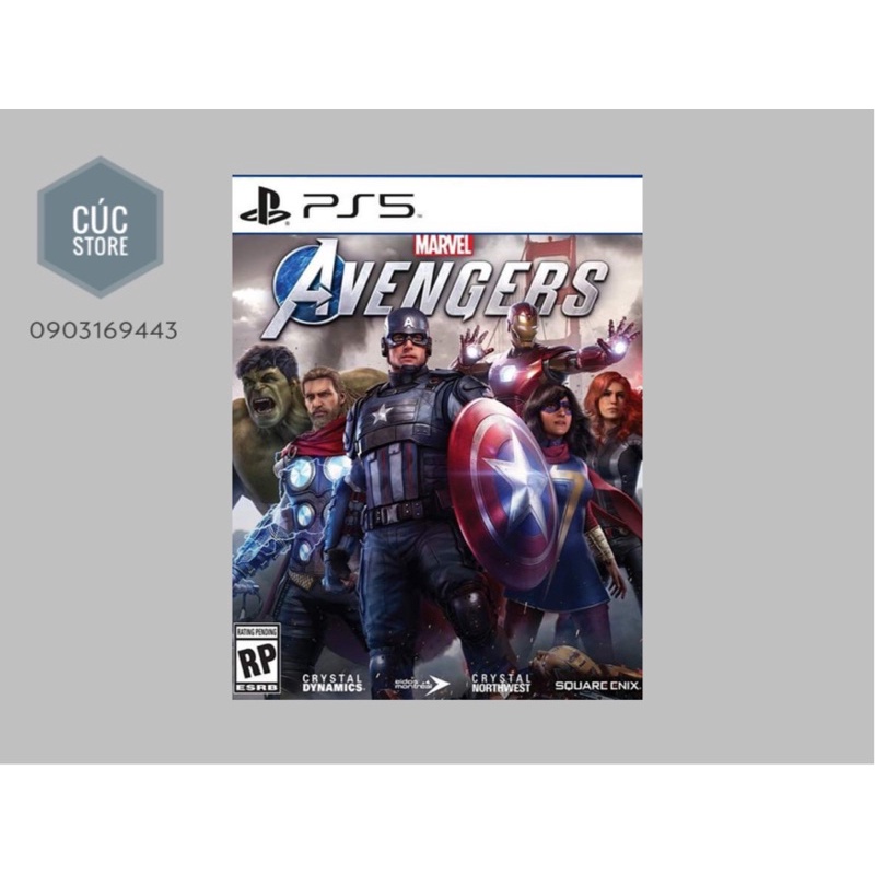 Đĩa chơi game PS5: Marvel's Avengers