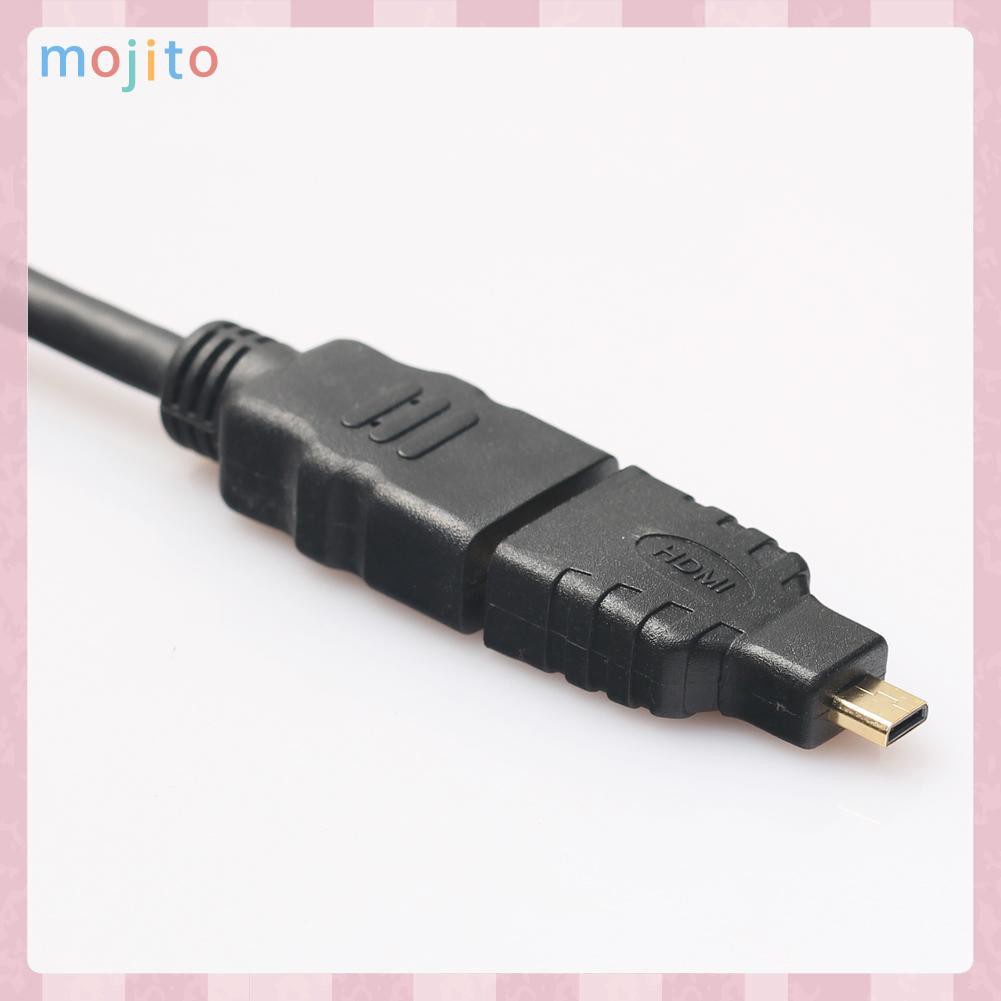 MOJITO 3 in 1 High Speed HDMI-compatible to Mini/Micro HDMI-compatible Adapter Cable for PC TV PS4