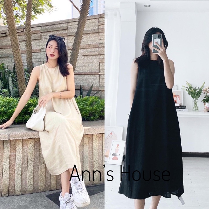 váy sát nách linen | BigBuy360 - bigbuy360.vn