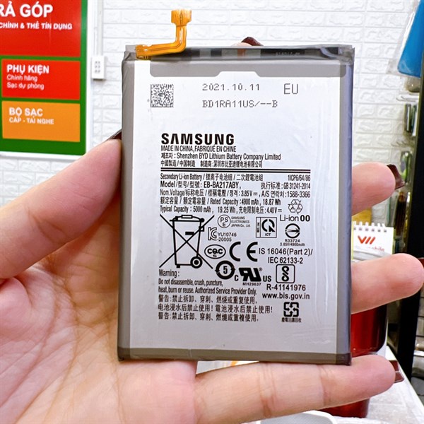 Pin gắn trong Samsung A12 / M12 / A21s EB-BA217ABY bốc máy, bảo hành đổi trả.