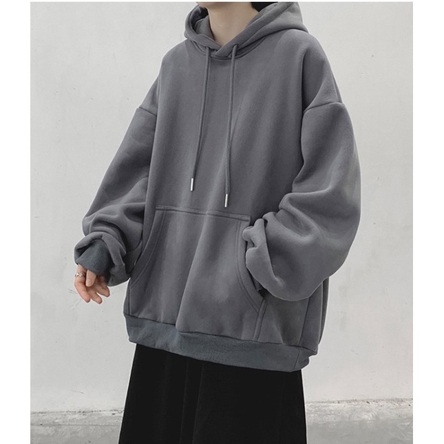 Áo hoodie nam form rộng vải nỉ đẹp không xù unisex áo hoodie nam bigsize trơn thời trang ulzzang hàn quốc đi học đi chơi