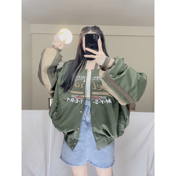 BOMBER KAKI DÙ THÊU DETROIS