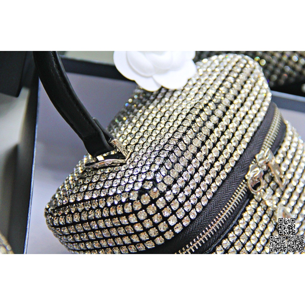 Túi Xách Nữ Dự Tiệc Alex Wang Đá Dáng Vanity Hàng Cao Cấp Chất Lượng Đẹp Hàng Có Sẵn Hình Thật Shop Chụp