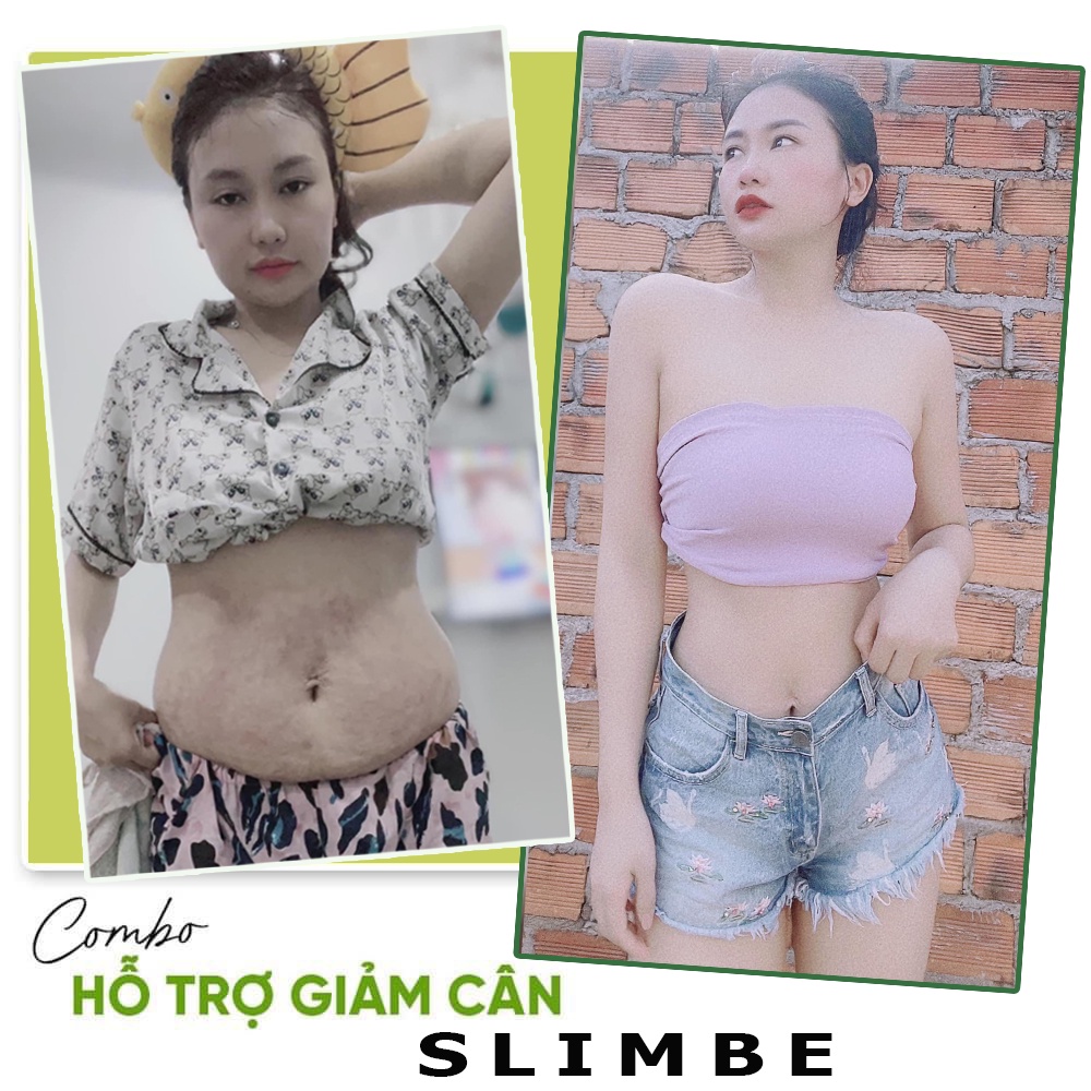 Giảm Cân Slim Be Trà Thảo Mộc Giảm Cân Cấp Tốc Cho Người Lờn Thuốc SlimBe Tặng Kèm Đai Nịt Bụng + Detox