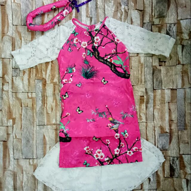 Ao dai be gai (me Thuy truong +me kieu mo)