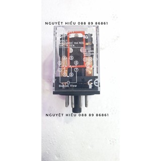 Rơ le relay 12V 8 chân tròn
