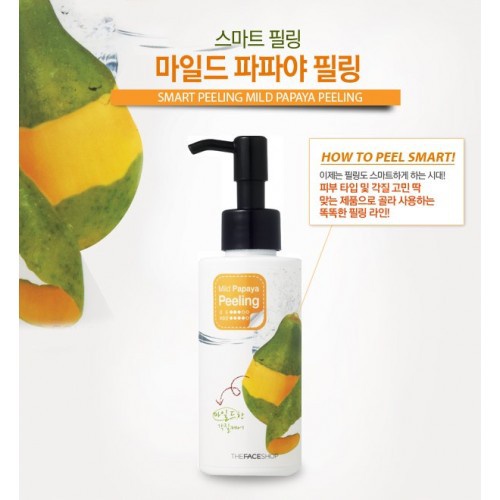 TheFaceShop Mặt nạ kỳ dịu nhẹ Smart Peeling Mild Papaya 150ml