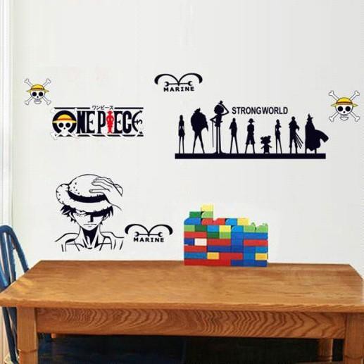 Decal dán tường One Piece - Luffy