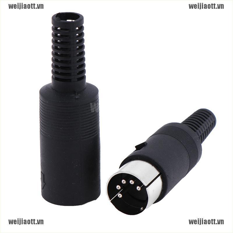 Đầu Kết Nối Phích Cắm Wejt Din 3 / 4 / 5 / 6 / 7 / 8 Pin