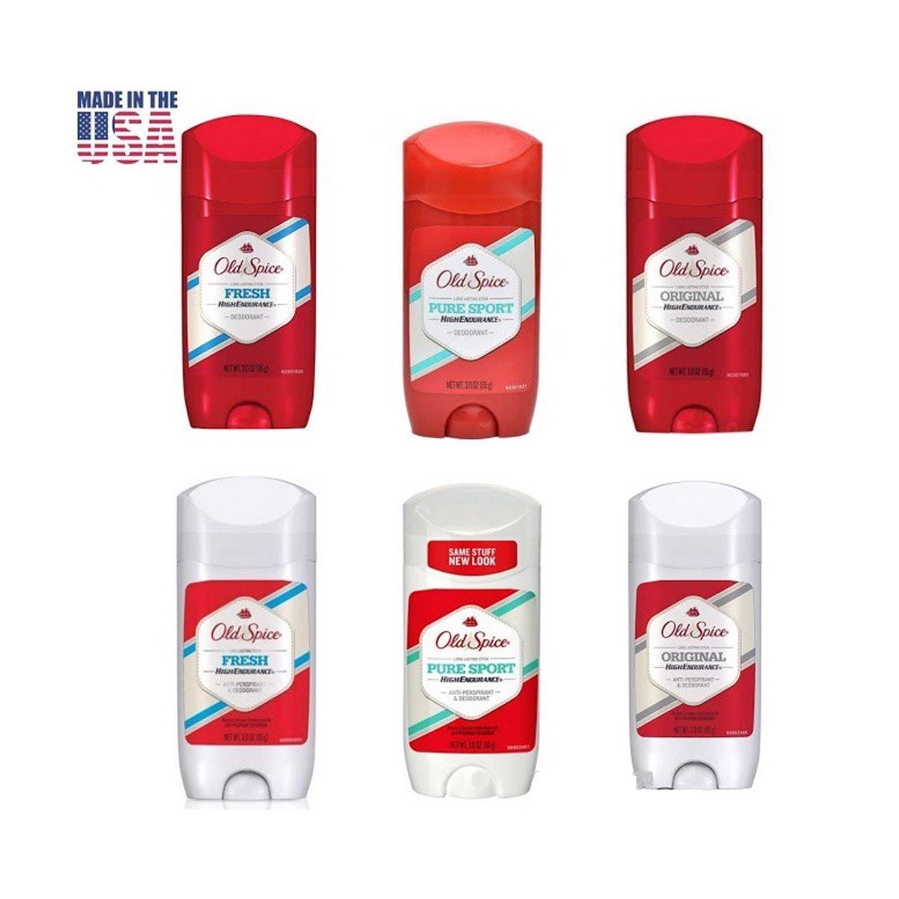 [USA] Lăn sáp khử mùi nam Old Spice 85g - Hàng Mỹ [Nhiều mùi chọn]