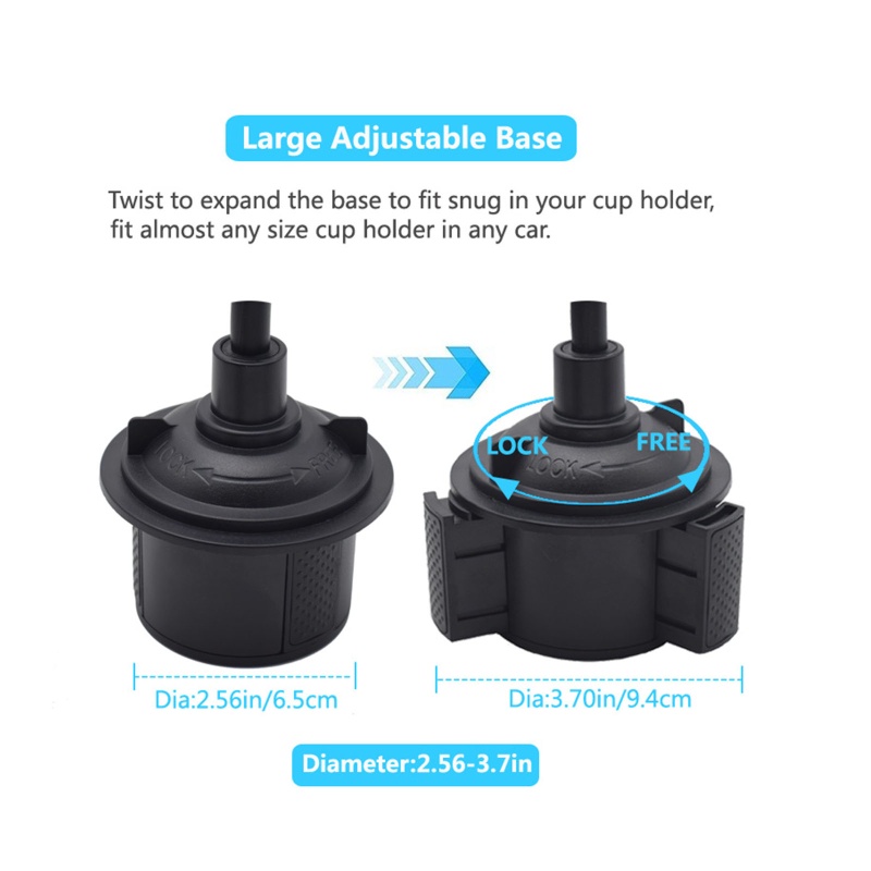 Giá Đỡ Điện Thoại Xoay 360 Độ Tiện Lợi Trên Xe Hơi° Nôi Điện Thoại Thông Minh Xoay Được