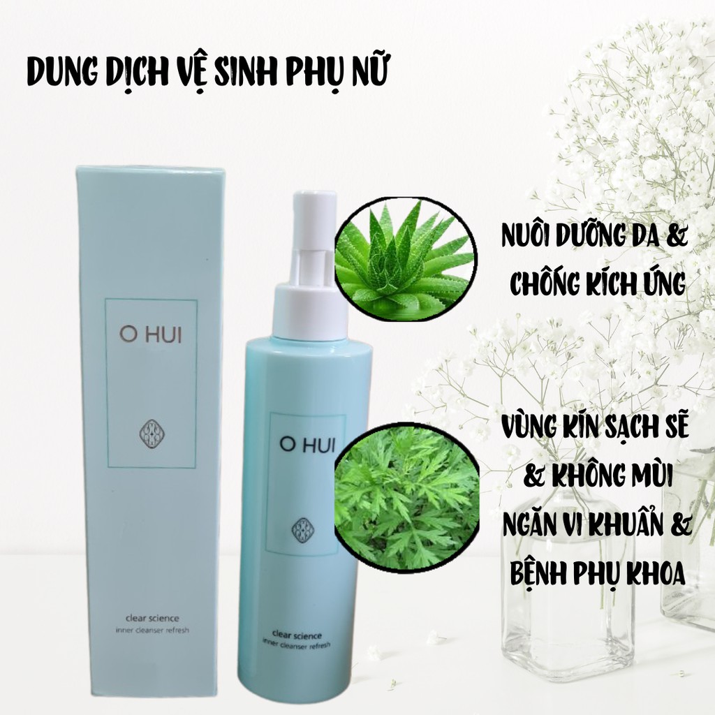 Dung dịch vệ sinh Cao cấp Ohui Body Science Inner Cleanser Refresh 200ml