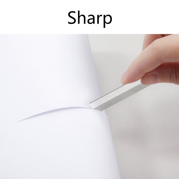 [Hàng mới về] Set 10 dao cạo lông mày bằng thép không gỉ đa năng