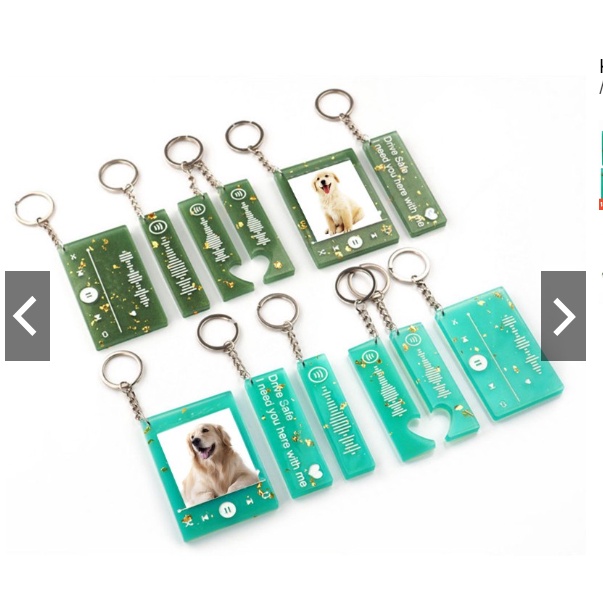 Khuôn Silicone Làm Mặt Dây Chuyền phụ kiện Móc Khóa Hình Máy Nghe Nhạc Diy resin