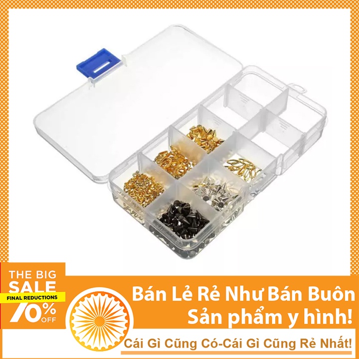 Hộp Nhựa Nhiều Ngăn Đựng Đồ Trang Sức, Đồ Dùng Nhỏ